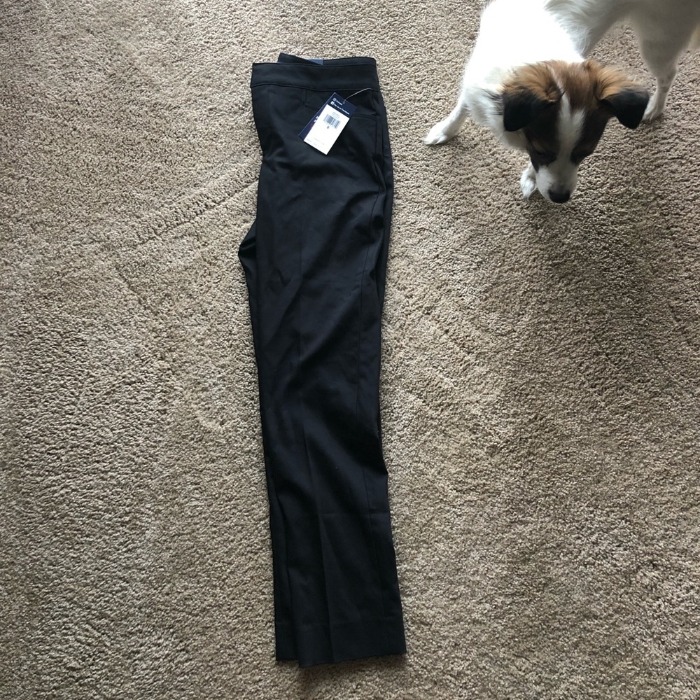 Chaps all black, straight legged dress pants